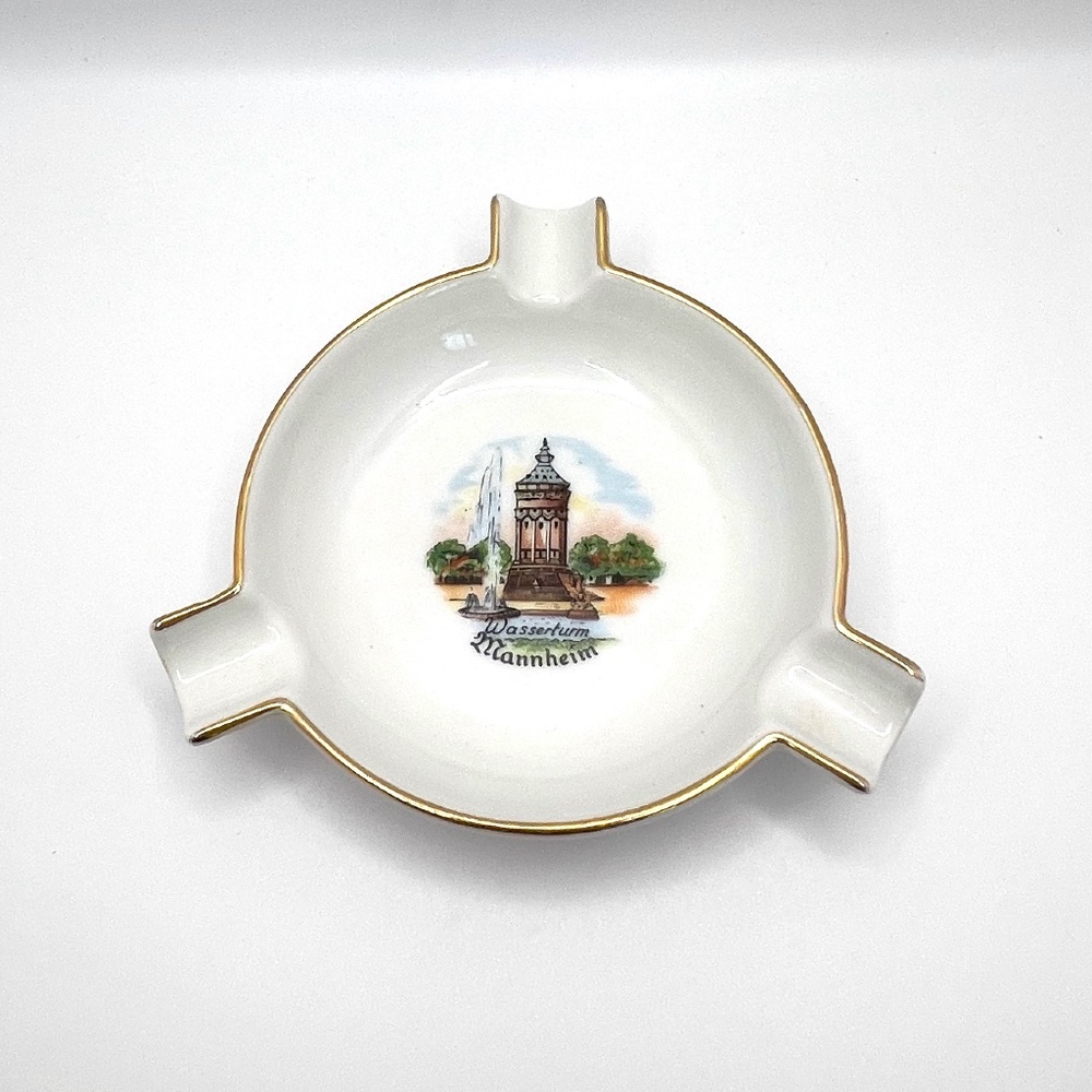Vintage German Ash Tray, West Germany, Mannheim